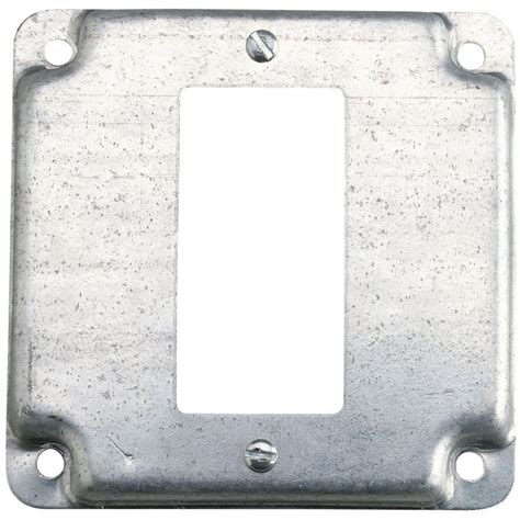 cover plates for junction boxes|4x4 single outlet cover plate.